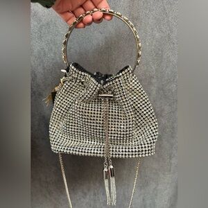 New crystal hand bag purse rhinestone bling